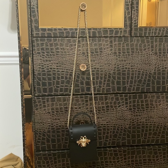 Black small crossbody purse - Picture 2 of 3